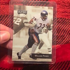 William Perry Playoff Collectors Card